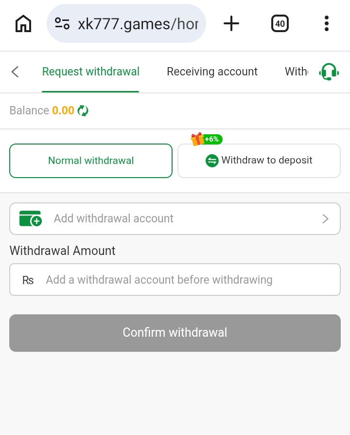 XK777 withdraw
